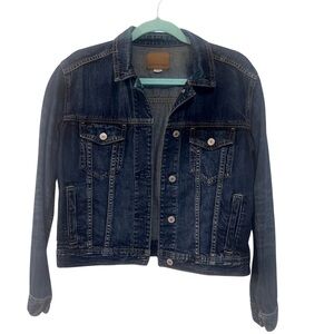 American Eagle Classic Denim Jacket - Dark Wash- Size Small